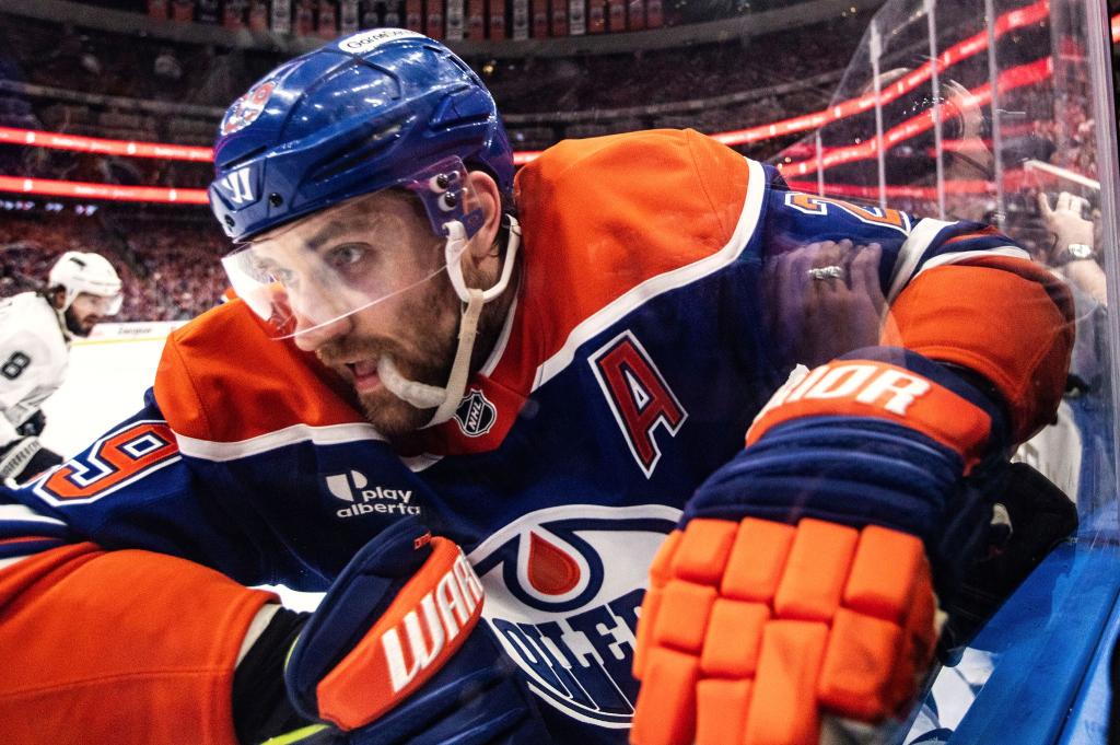 Leon Draisaitl blieb im sechsten Spiel erstmals ohne Scorerpunkt. - Foto: Jason Franson/The Canadian Press via AP/dpa