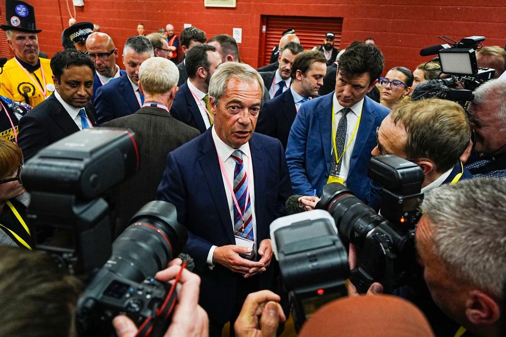 Nigel Farage trieb einst den Brexit voran, den EU-Austritt Großbritanniens. - Foto: Peter Byrne/PA/AP/dpa