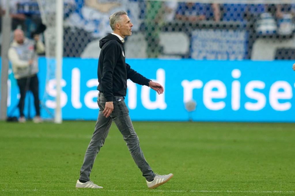 Nun muss Kees van Wonderen sogar vor dem Saisonende den Trainerposten räumen. - Foto: Bernd Thissen/dpa