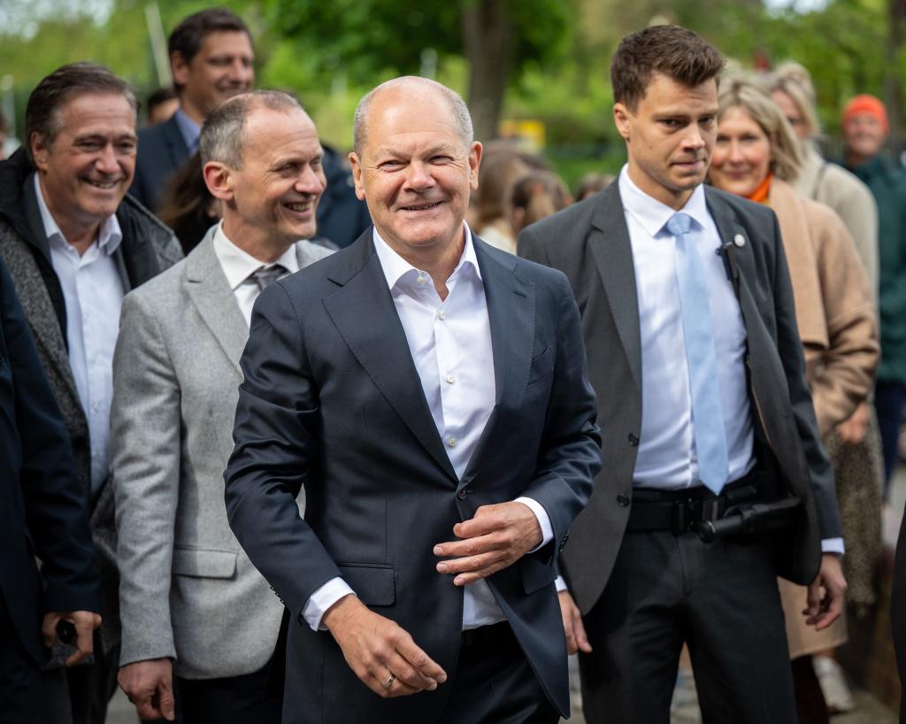 Bundeskanzler Olaf Scholz will ein zurückhaltender Ex-Kanzler sein. - Foto: Soeren Stache/dpa
