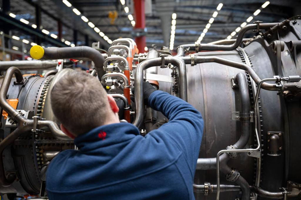 Triebwerkswartung ist ein wichtiges Geschäftsfeld für MTU. - Foto: Sebastian Gollnow/dpa