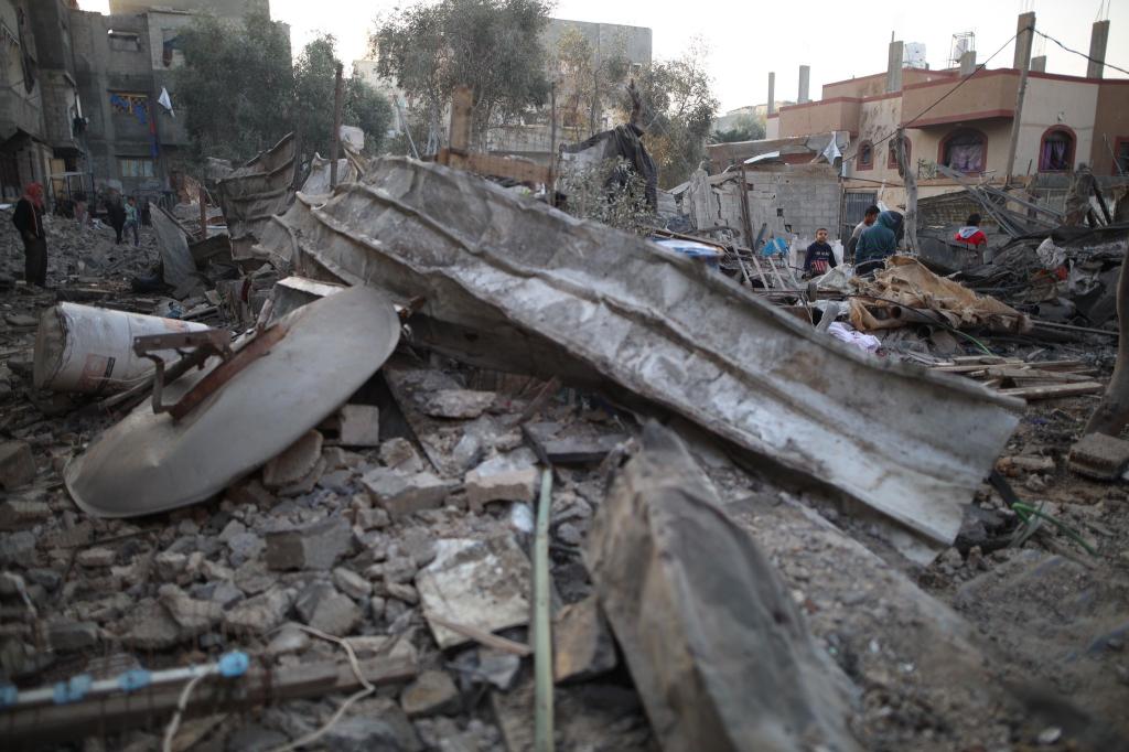 Zerstörungen nach Angriff in Al-Bureidsch. (Archivbild) - Foto: Marwan Dawood/XinHua/dpa