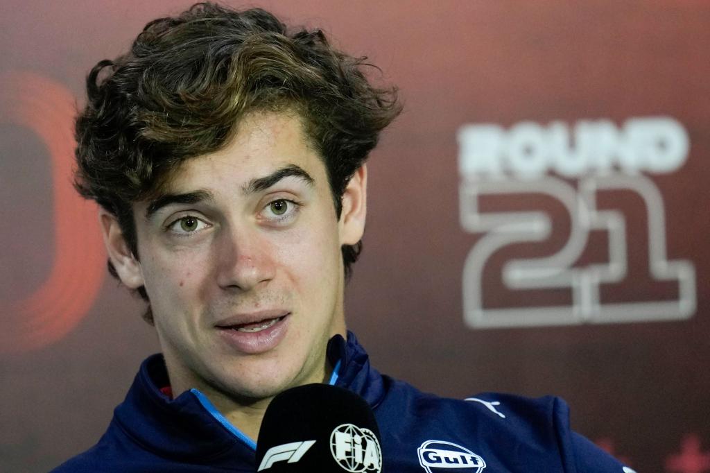 Franco Colapinto ersetzt beim Formel-1-Team Alpine Jack Doohan im Cockpit. - Foto: Andre Penner/AP