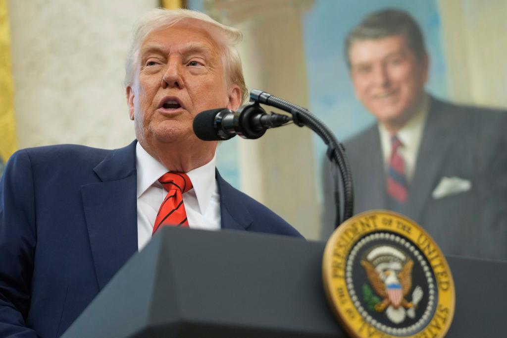 Das angekündigte Handelsabkommen wäre die erste Vereinbarung seit Trumps weitreichender Verhängung von Zöllen gegen viele US-amerikanische Handelspartner. (Archivbild) - Foto: Mark Schiefelbein/AP/dpa