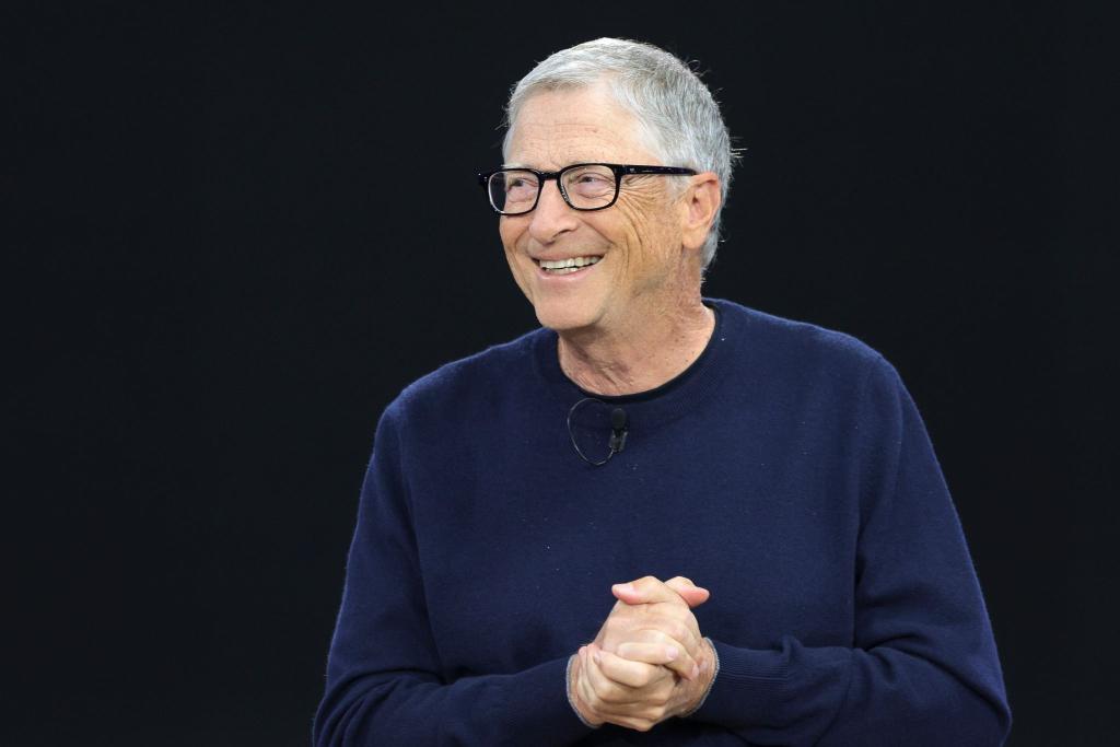 Bill Gates will sein Geld ausgeben für eine bessere Welt. - Foto: Jason Redmond/AP/dpa