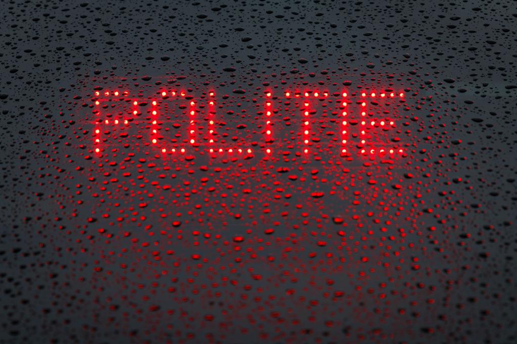 Das niederländische Wort für Polizei lautet «Politie». (Symbolbild) - Foto: Friso Gentsch/dpa