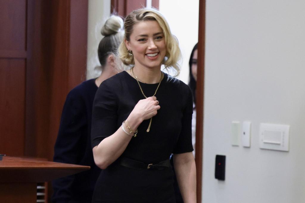 Allen Grund zum Glück: Amber Heard - Foto: Evelyn Hockstein/Pool Reuters/AP/dpa