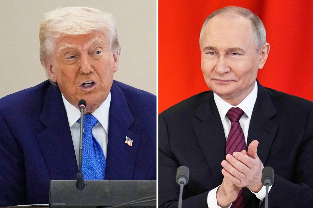 Trump und Putin telefonierten zum dritten Mal seit Jahresbeginn miteinander. - Foto: Brandon/Bednyakov/AP/dpa