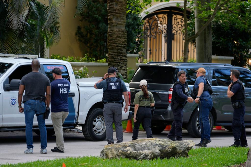 Die Razzia 2024 in Miami Beach. (Archivbild) - Foto: Rebecca Blackwell/AP