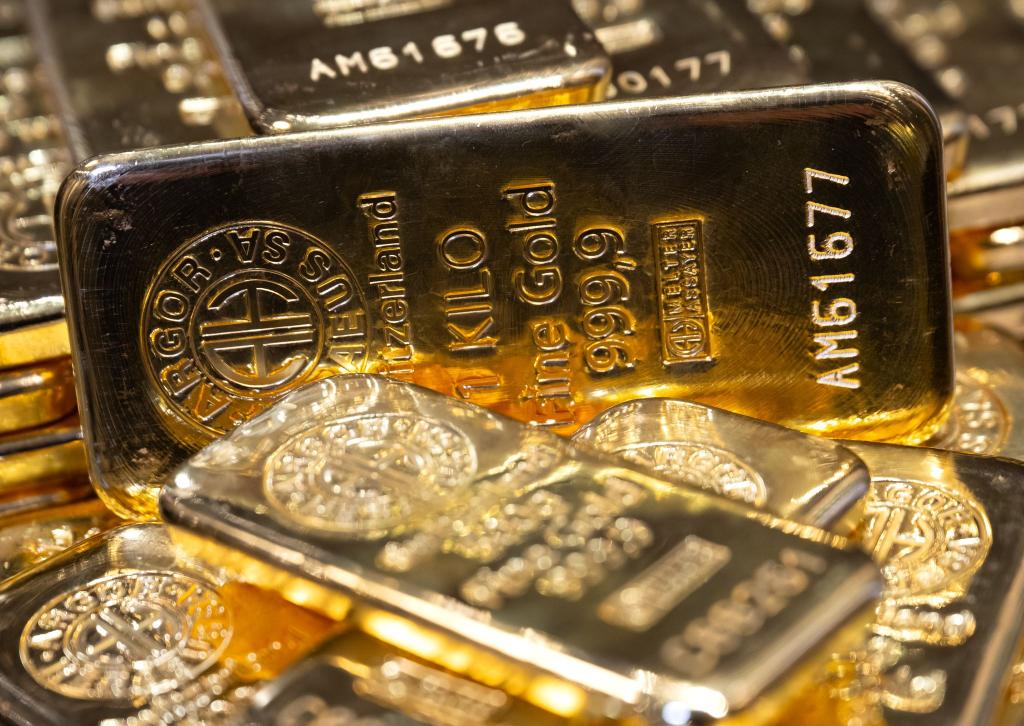 Der Goldpreis nähert sich wieder dem Rekordhoch, das Mitte April bei 3.500 Dollar erreicht worden war. (Symbolbild) - Foto: Sven Hoppe/dpa