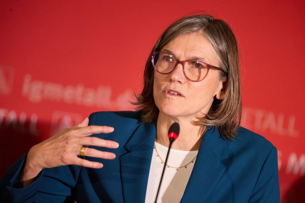 IG-Metall-Vorsitzende Christiane Benner - Foto: Georg Wendt/dpa