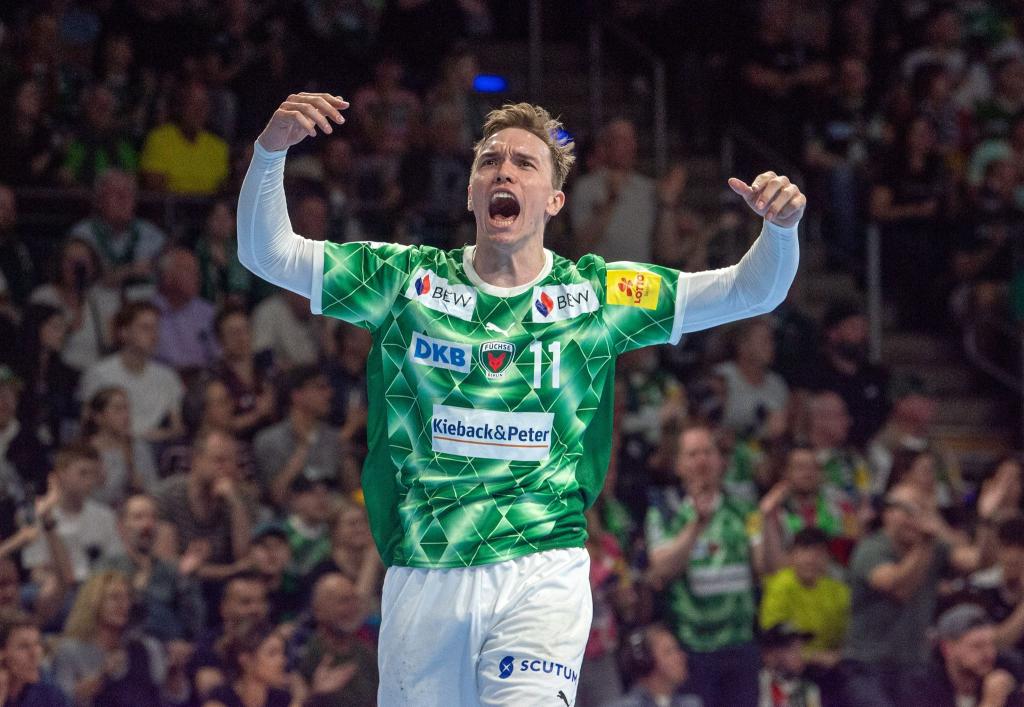 Heiß auf das Topspiel: Füchse-Profi Lasse Andersson. - Foto: Sebastian Räppold/Sportfoto Matthias Koch/dpa