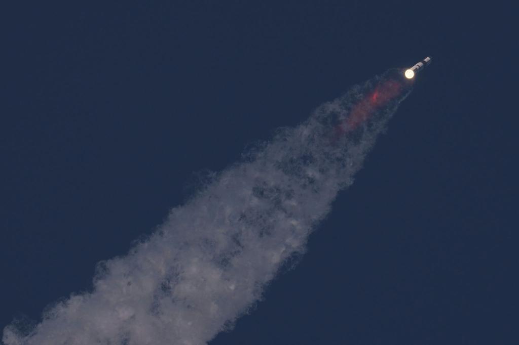 Neunter Testflug des Starship - Foto: Eric Gay/AP/dpa