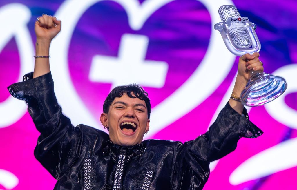 JJ aus Österreich gewann den ESC 2025 - ein Event mit Rekord-Reichweite. - Foto: Jens Büttner/dpa