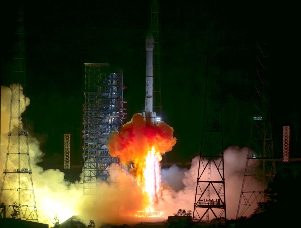 Die Sonde «Tianwen-2» soll Proben von einem Asteroiden sammeln. - Foto: Cai Yang/XinHua/dpa