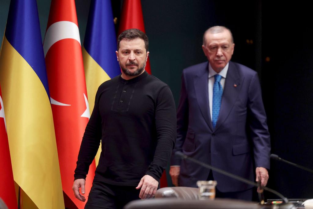 Der ukrainische Präsident Wolodymyr Selenskyj dankte der Türkei für ihre Unterstützung der territorialen Unversehrtheit des Landes. (Archivbild) - Foto: Yavuz Ozden/DIA Photo/AP/dpa