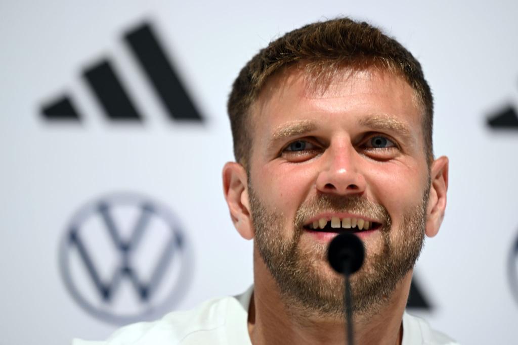 Niclas Füllkrug ist froh, wieder bei der Nationalmannschaft zu sein. - Foto: Federico Gambarini/dpa