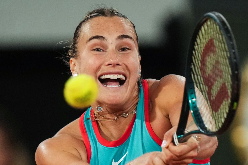 Aryna Sabalenka steht in Paris erstmals im Finake. - Foto: Thibault Camus/AP/dpa
