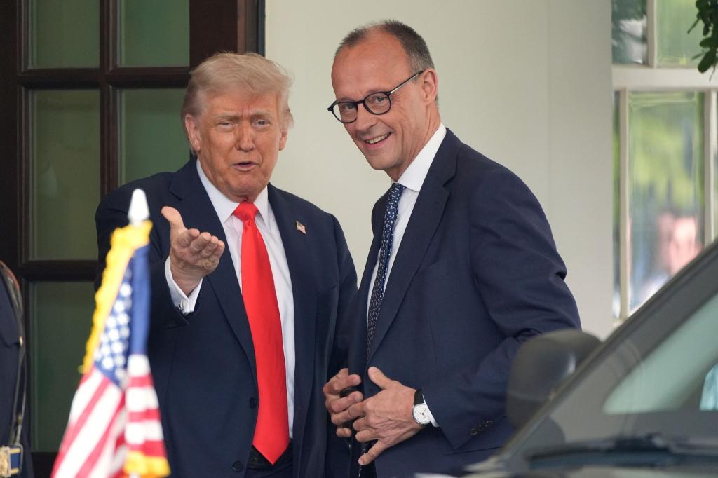 Für Merz ist der erste Besuch im Weißen Haus als Bundeskanzler. - Foto: Alex Brandon/AP/dpa