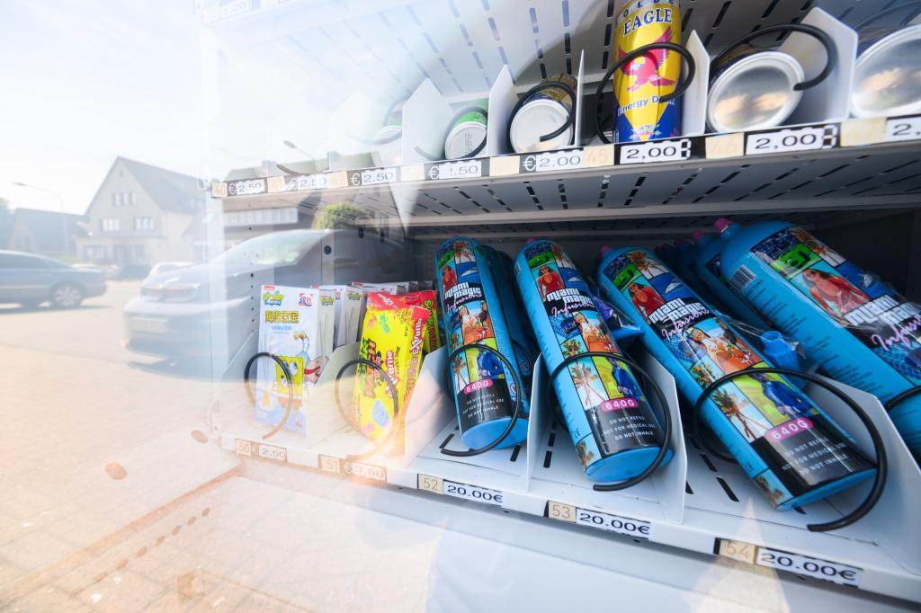 Lachgas soll nicht mehr einfach in Automaten zu kaufen sein. (Archivbild) - Foto: Julian Stratenschulte/dpa