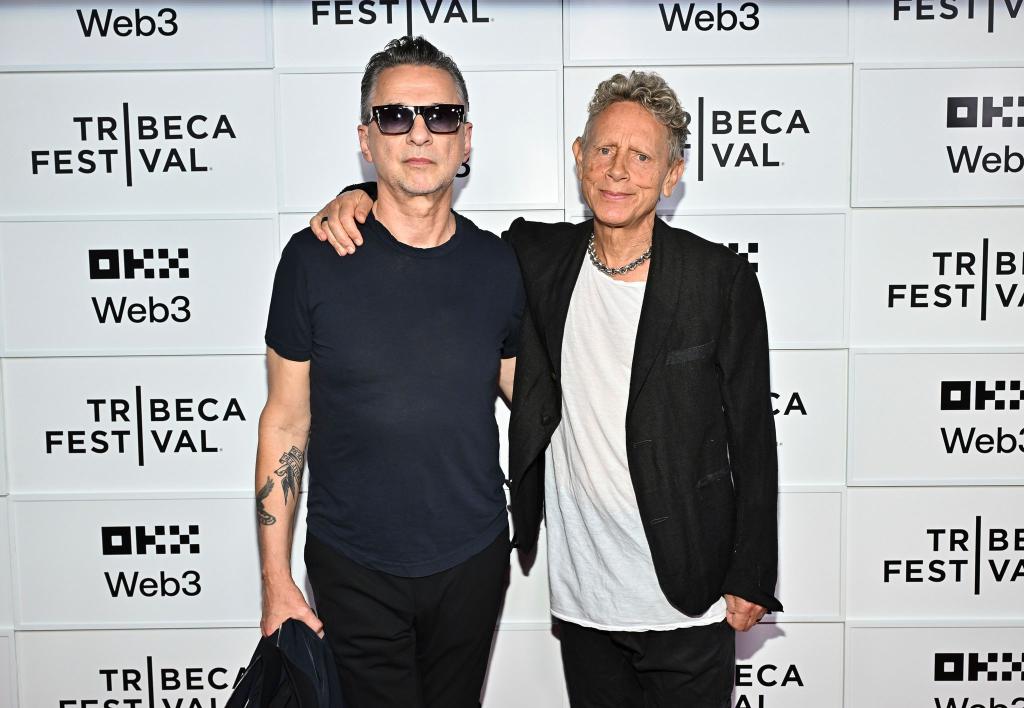 Auf dem Tribeca Festival in New York hat «Depeche Mode» im Abspann ihres Konzertfilms ein bisher unveröffentlichtes Lied abgespielt. - Foto: Evan Agostini/Invision via AP/dpa
