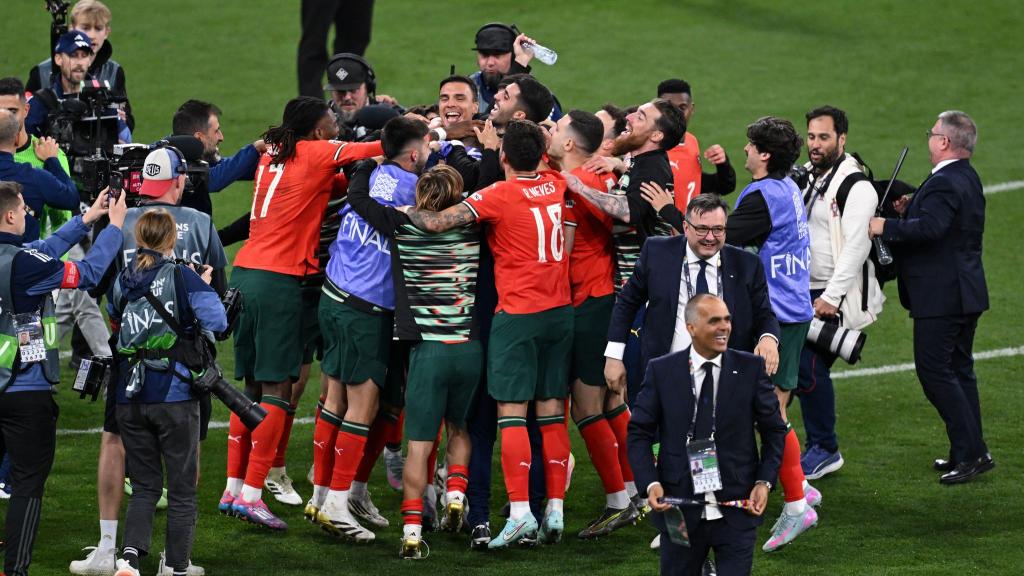 Jubel: Portugal ist nun Rekordsieger. - Foto: Sven Hoppe/dpa