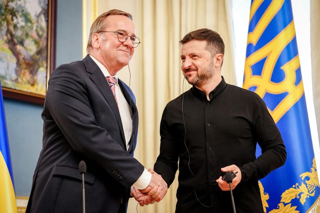 Ukraine-Krieg - Pistorius in Kiew - Foto: Kay Nietfeld/dpa