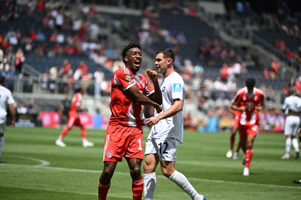 Kingsley Coman ist der erste Torschütze der neuen Club-WM. - Foto: Sven Hoppe/dpa