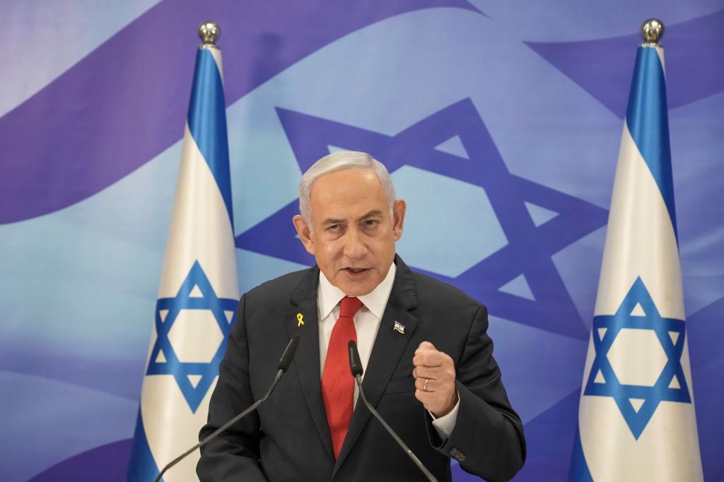 Israels Ministerpräsident Netanjahu sagte, Israel handle im Iran, um die «existenzielle Bedrohung», die von dem Land ausgehe, zu neutralisieren. (Archivbild) - Foto: Maya Alleruzzo/AP/dpa