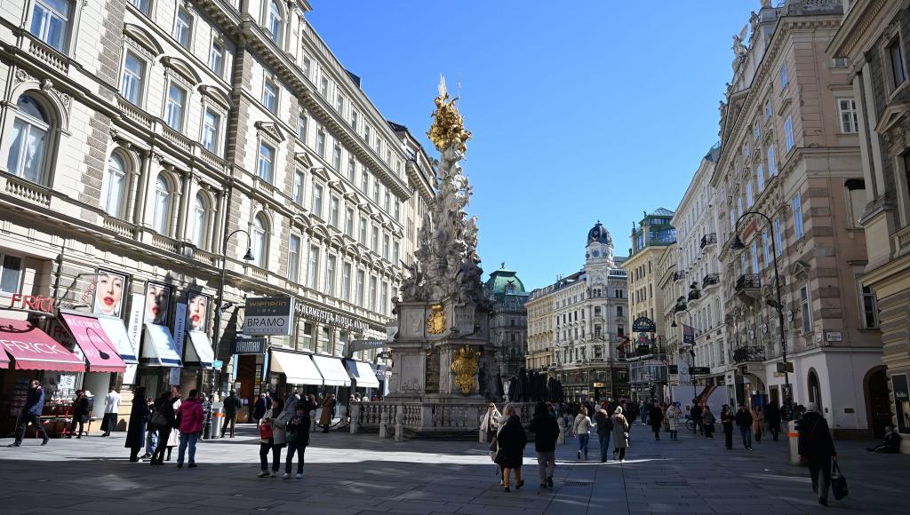 Der Graben, eine Einkaufsstraße in der Wiener Innenstadt. (Archivbild) - Foto: Helmut Fohringer/APA/dpa