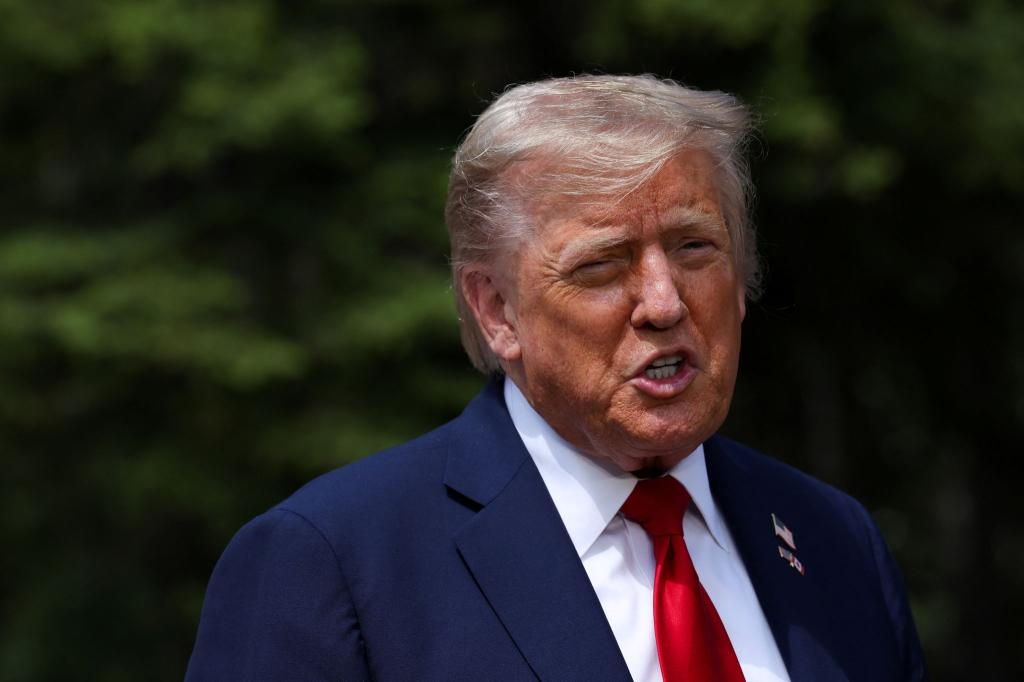 Donald Trump hat eine Schlüsselrolle für den Krieg zwischen Israel und dem Iran. - Foto: Suzanne Plunkett/PA Wire/dpa