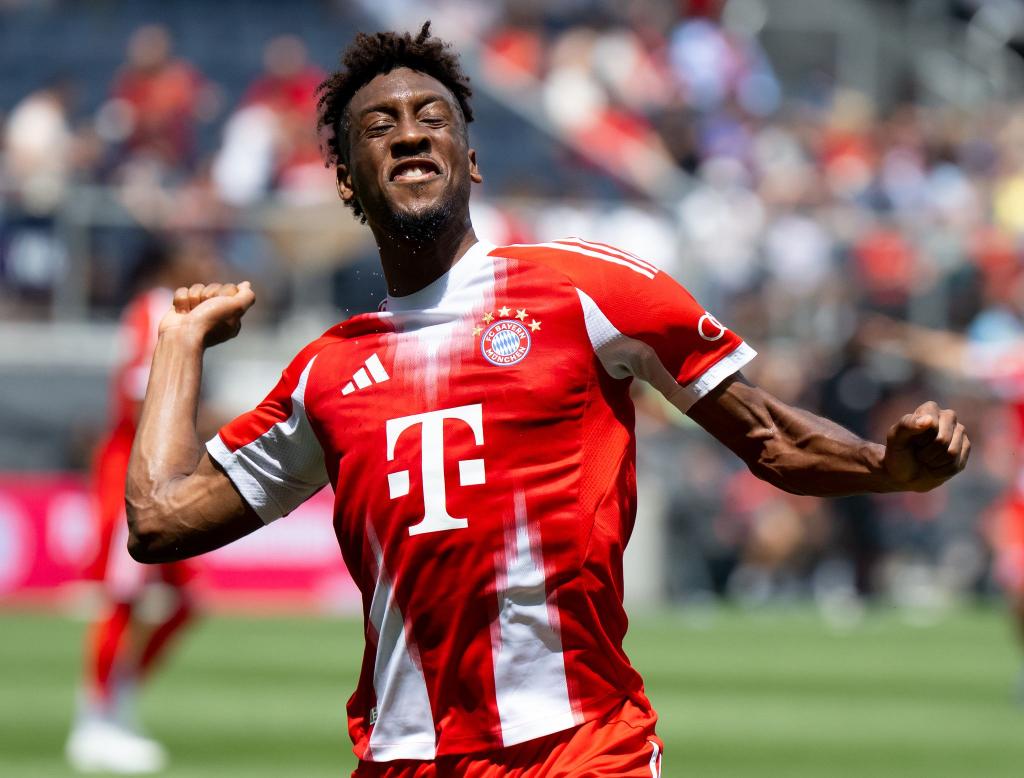 Zwei Tore im Auftaktspiel: Kingsley Coman wirbt bei der Club-WM für sich. - Foto: Sven Hoppe/dpa