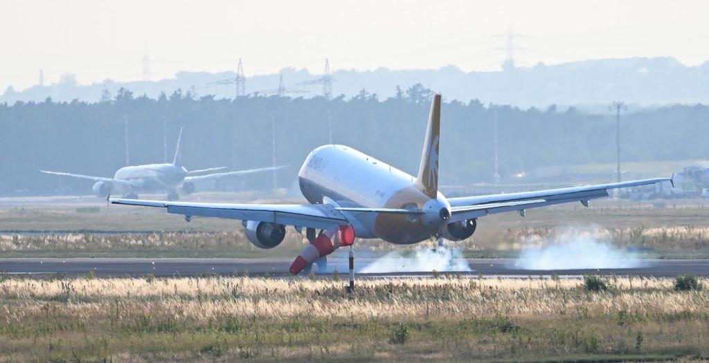 Ein Sonderflug hat 171 aus Israel ausgereiste Deutsche samt nächsten Angehörigen nach Frankfurt gebracht. - Foto: Arne Dedert/dpa