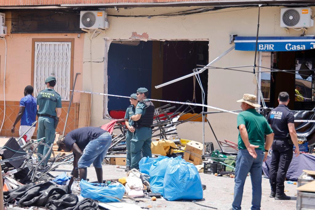 Ein Brand konnte schnell gelöscht werden. - Foto: Martín C./EUROPA PRESS/dpa