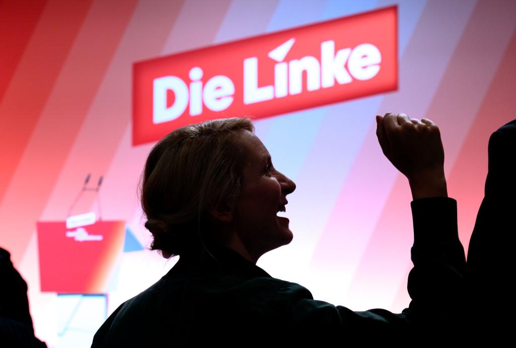 Linken-Chefin Ines Schwerdtner nennt den rasanten Mitgliederzuwachs ihrer Partei einen Wahnsinnserfolg. (Archivbild) - Foto: Hendrik Schmidt/dpa