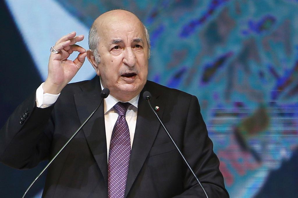 Algeriens Präsident Abdelmadjid Tebboune reagierte betroffen. - Foto: STR/AP/dpa