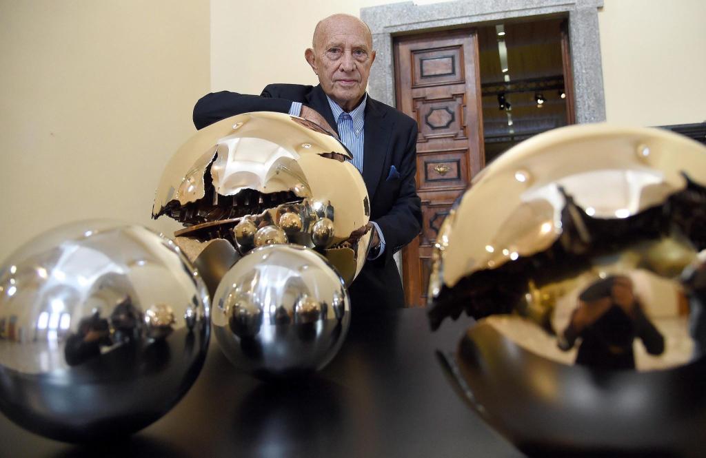  Pomodoro starb am Vorabend seines 99. Geburtstags. (Archivbild) - Foto: picture alliance / dpa