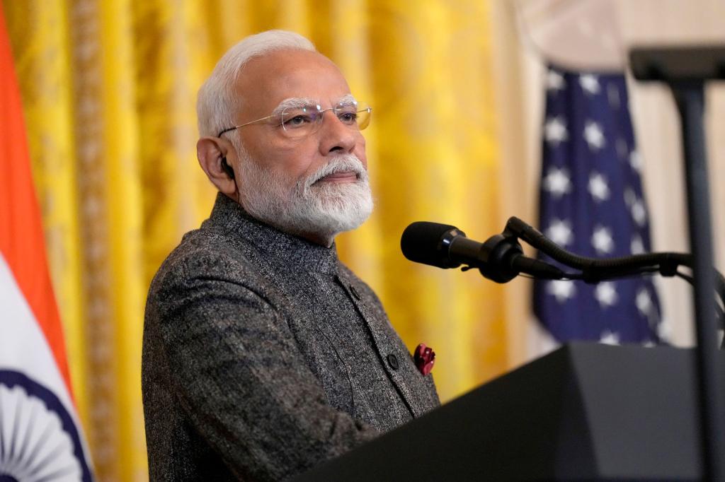 Indiens Premierminister Modi: Das Land könnte vom Zollstreit zwischen den USA und China profitieren (Archivbild) - Foto: Ben Curtis/AP/dpa