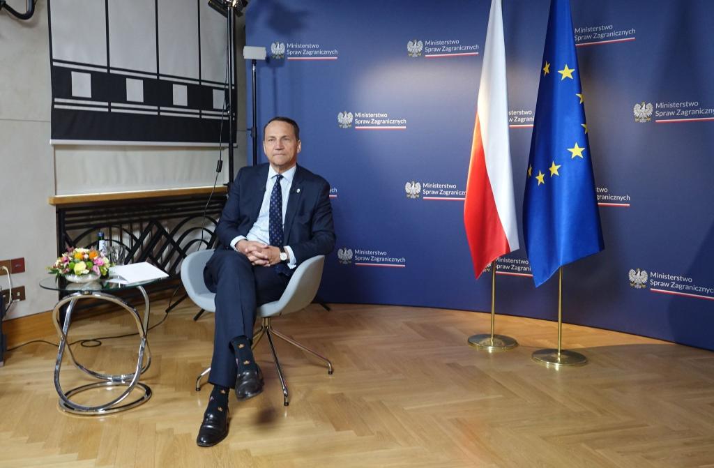 Der polnische Außenminister Sikorski ist besorgt wegen russischer Raketen in Kaliningrad. - Foto: Friedemann Kohler/dpa