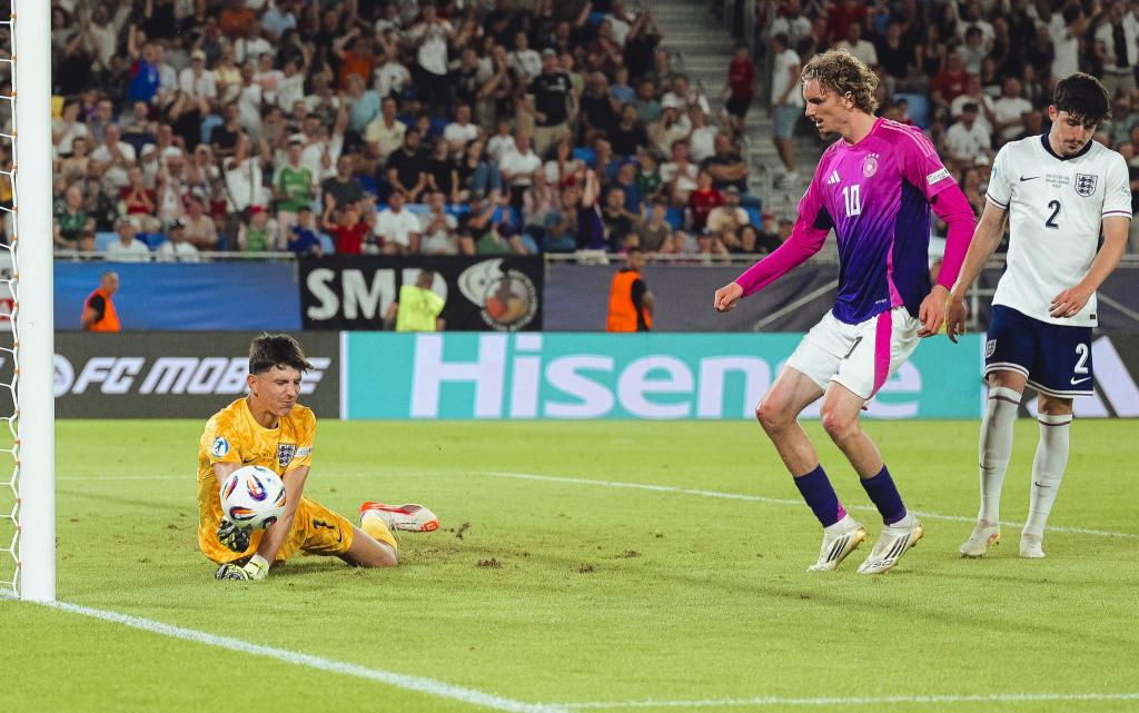 Kein Woltemade-Tor, kein Titel - die deutsche U21 verliert gegen England. - Foto: Robert Nemeti/dpa