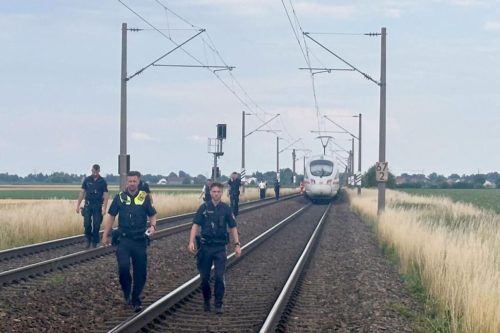 Ein Mann attackiert mehrere Menschen im ICE. - Foto: Ute Wessels/dpa