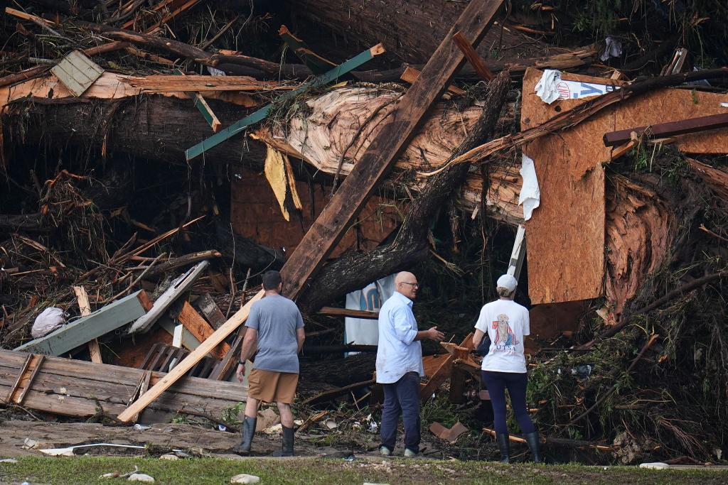 Die Schäden sind verheerend. - Foto: Julio Cortez/AP/dpa