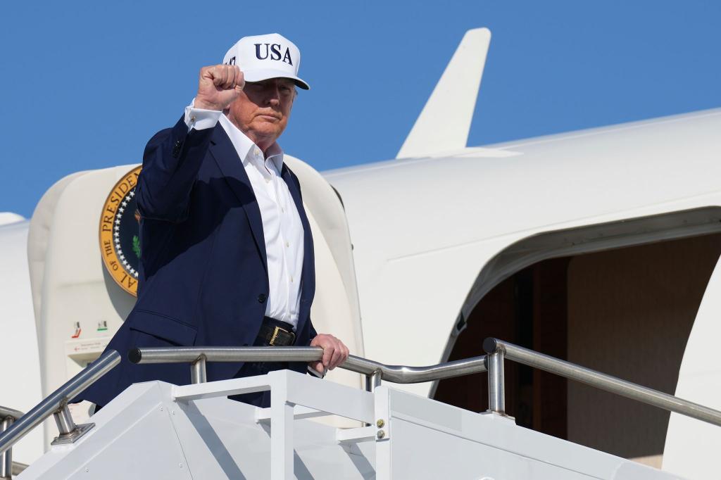 Trump findet die Idee einer neuen Musk-Partei «lächerlich» - Foto: Jacquelyn Martin/AP/dpa