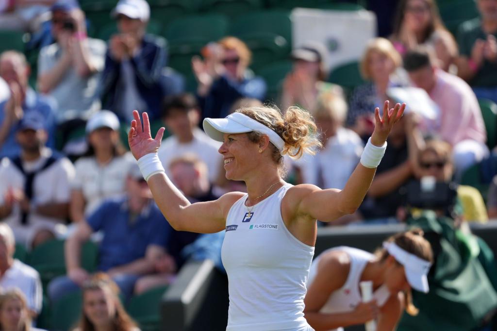 Laura Siegemund steht vor der schwerstmöglichen Aufgabe im Viertelfinale. - Foto: Kirsty Wigglesworth/AP/dpa
