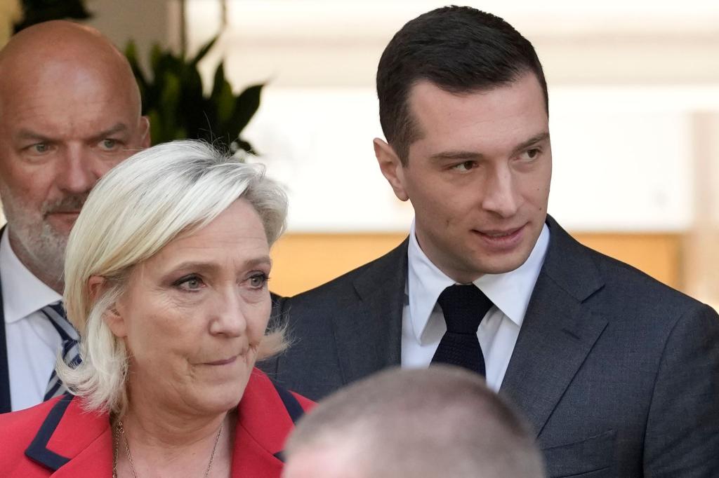 Das rechte Rassemblement National steht im Visier der Finanzfahndung (Archivbild). - Foto: Christophe Ena/AP