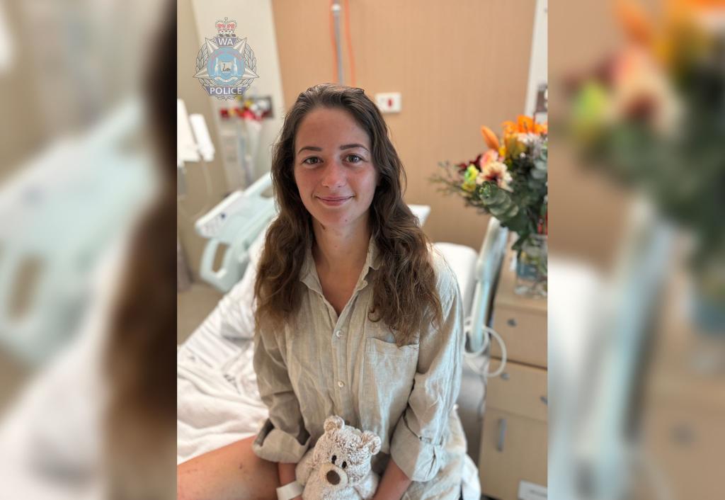 Carolina Wilga meldet sich erstmals persönlich aus dem Krankenhaus zu Wort. - Foto: Supplied/WESTERN AUSTRALIA POLICE/AAP Image/dpa