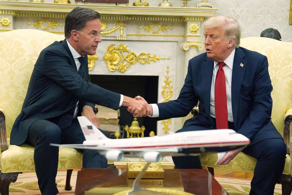 USA und Nato sprechen über Waffendeal. - Foto: Evan Vucci/AP/dpa