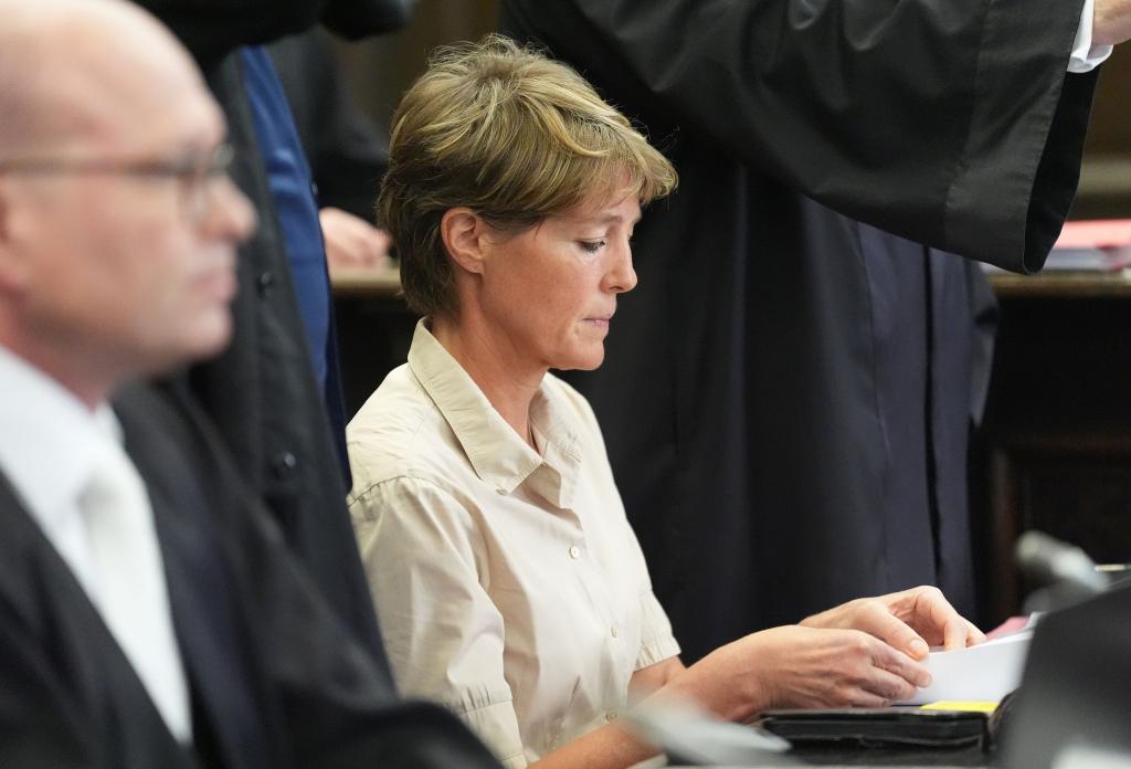 Christina Block während des Prozesses wegen mutmaßlicher Kindesentführung im Landgericht Hamburg. - Foto: Marcus Brandt/dpa-POOL/dpa