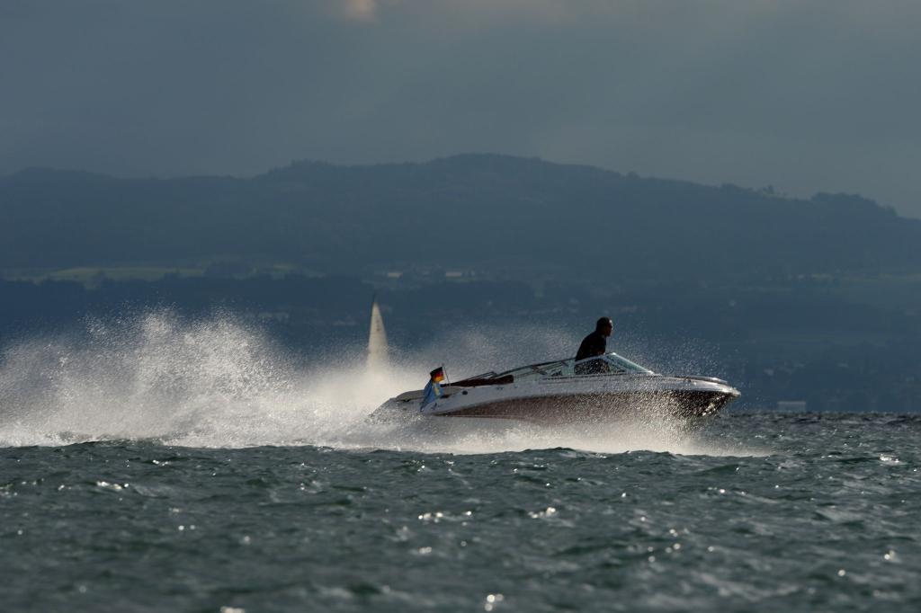 Schnelle Motorboote bringen zwar Spaß, können aber Pflanzen und Tieren in Seen enorm zusetzten. (Archivbild) - Foto: Felix Kästle/dpa