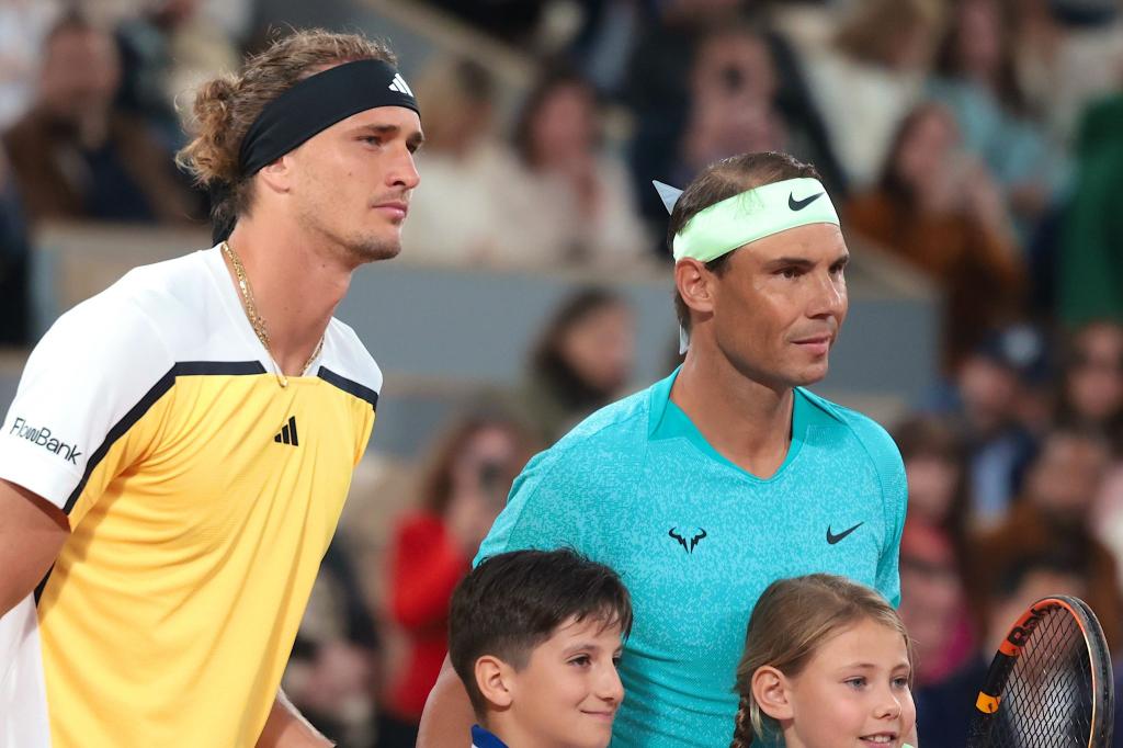 Alexander Zverev (l) trainierte zuletzt in der Nadal-Akademie auf Mallorca. - Foto: Frank Molter/dpa